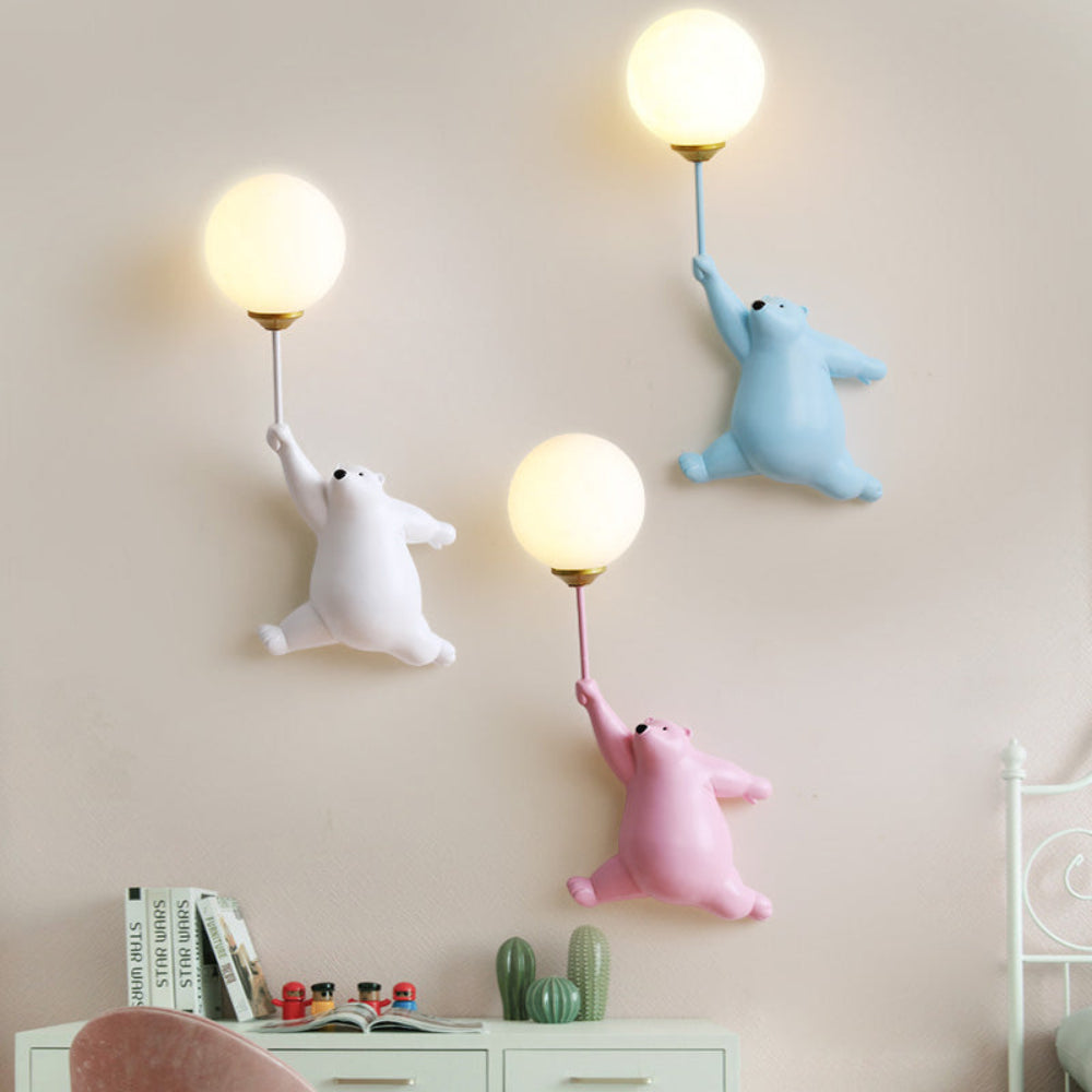 Bear Balloon Wall Light | Lumiluna