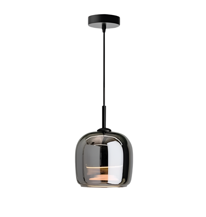 Black Glass Pendant Light | Luminoza