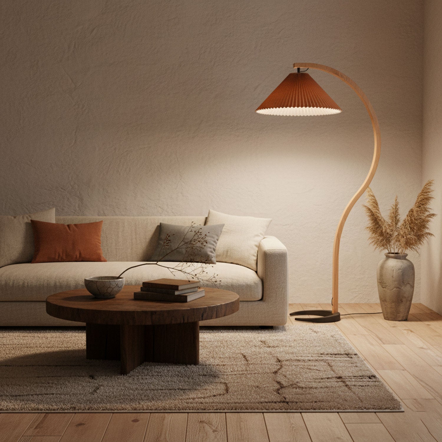 Woodora Living Room Floor Lamps | Wooden