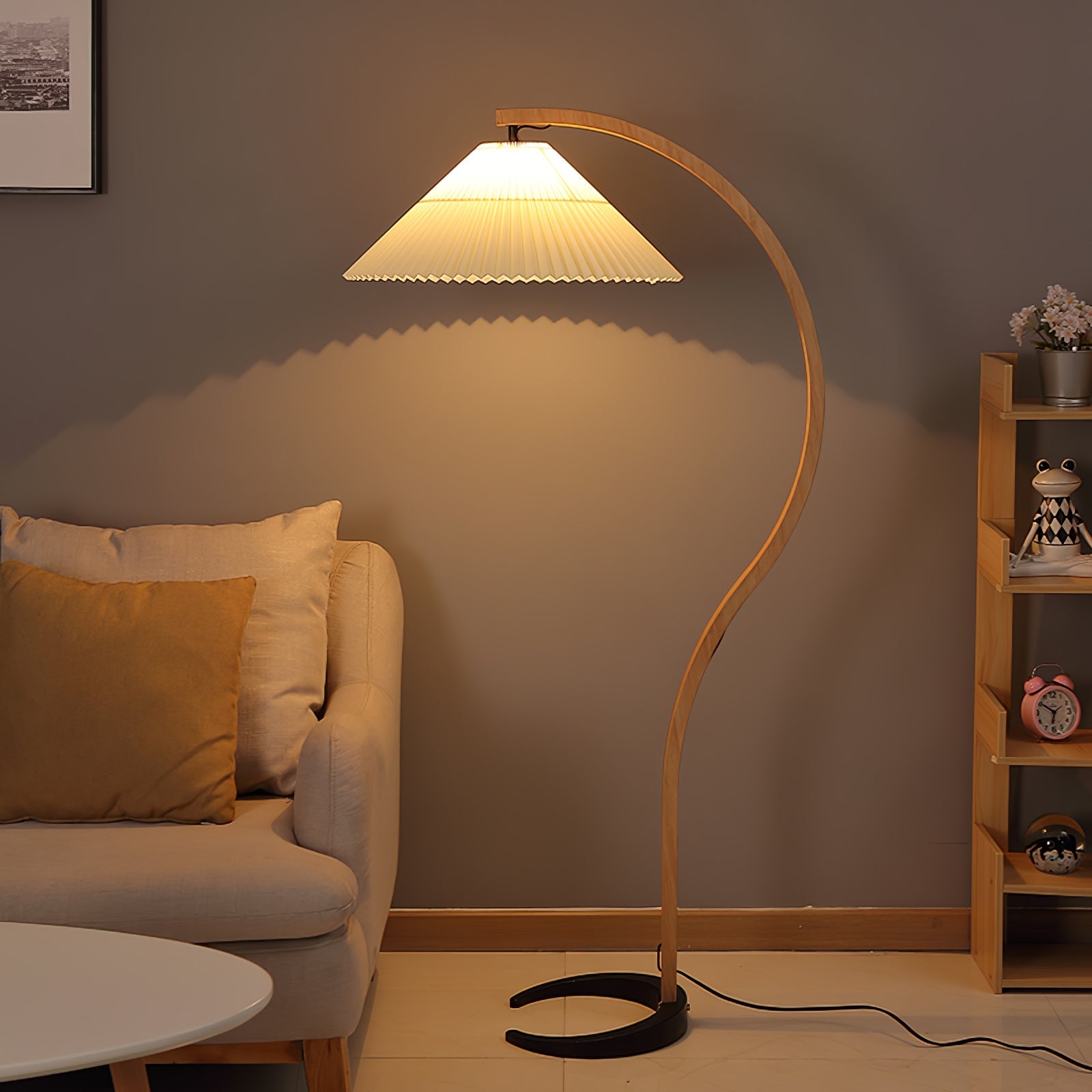 Woodora Living Room Floor Lamps | Wooden