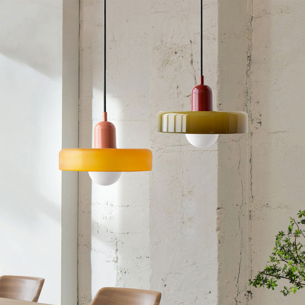 Colored Glass Pendant Light | Lumina