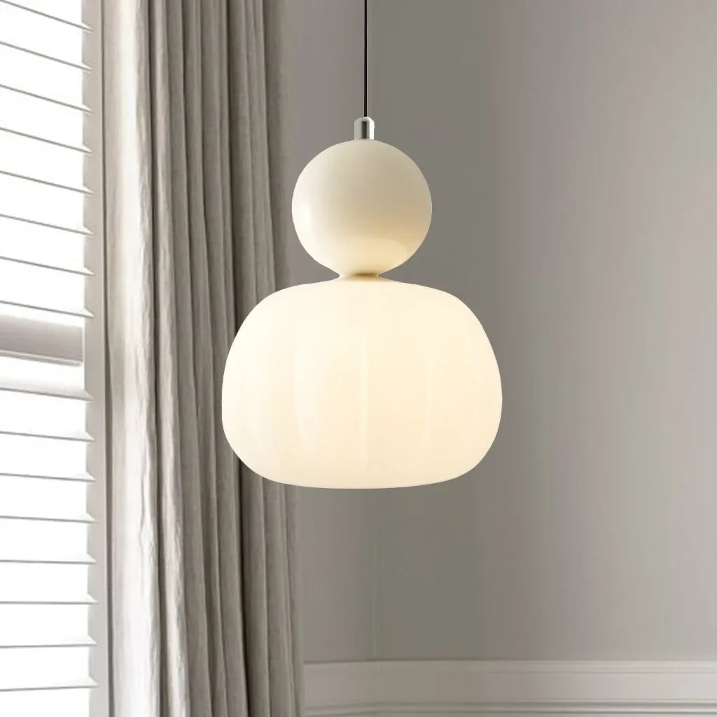 Cream Art Deco Pendant Light | Lumina