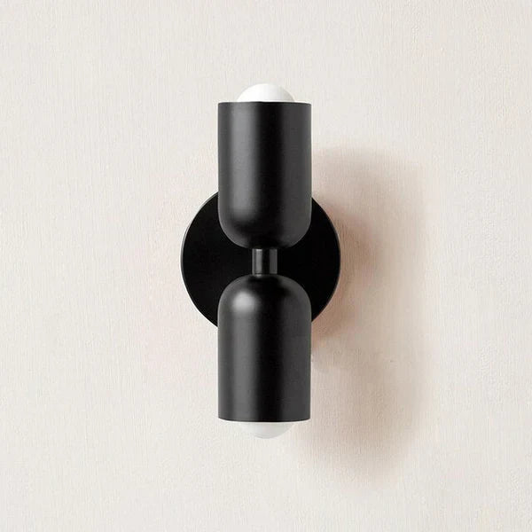 Double LED Wall Lamps with Cream Finish | Lumina