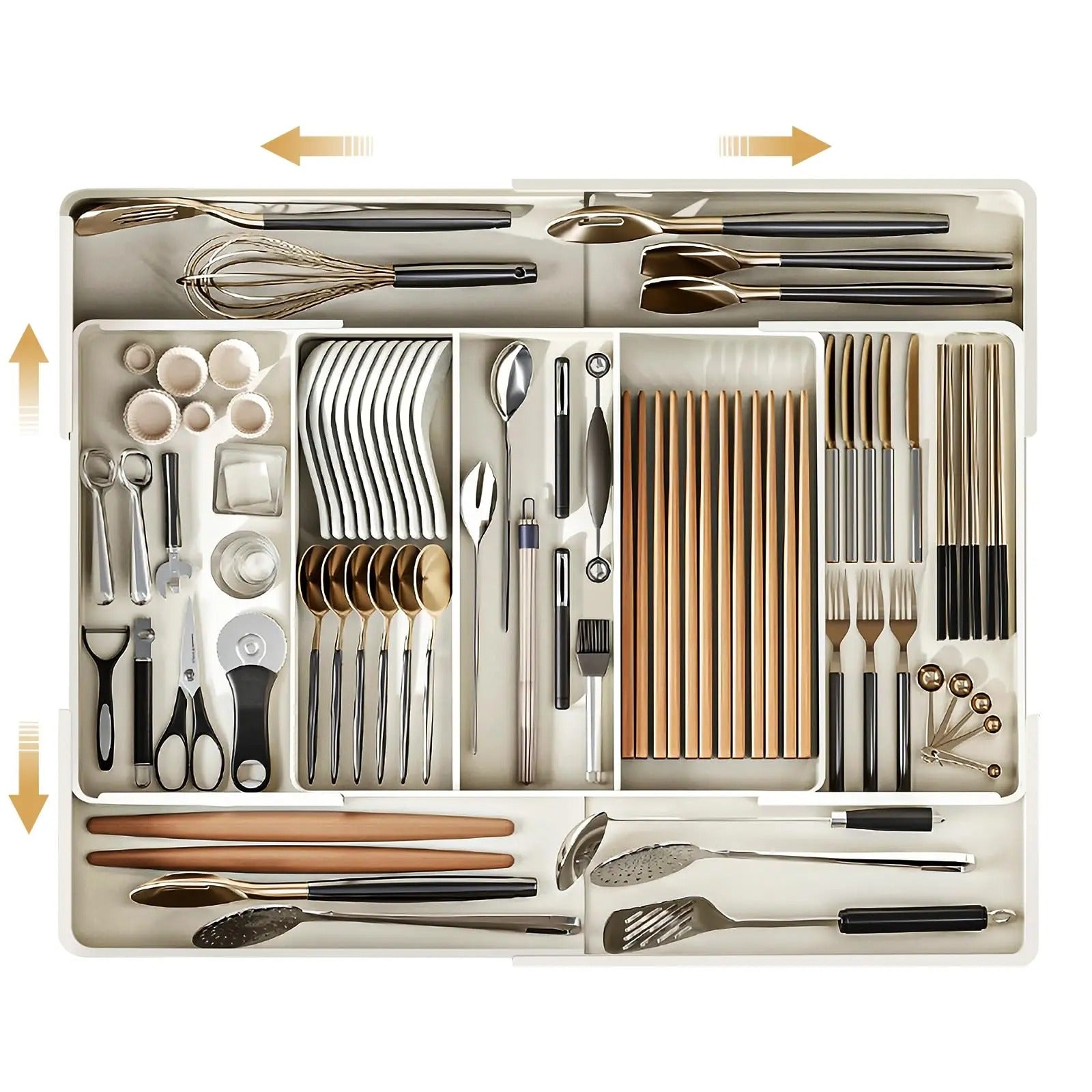 Drawer Organizer With Expandable Design | Sortifyx
