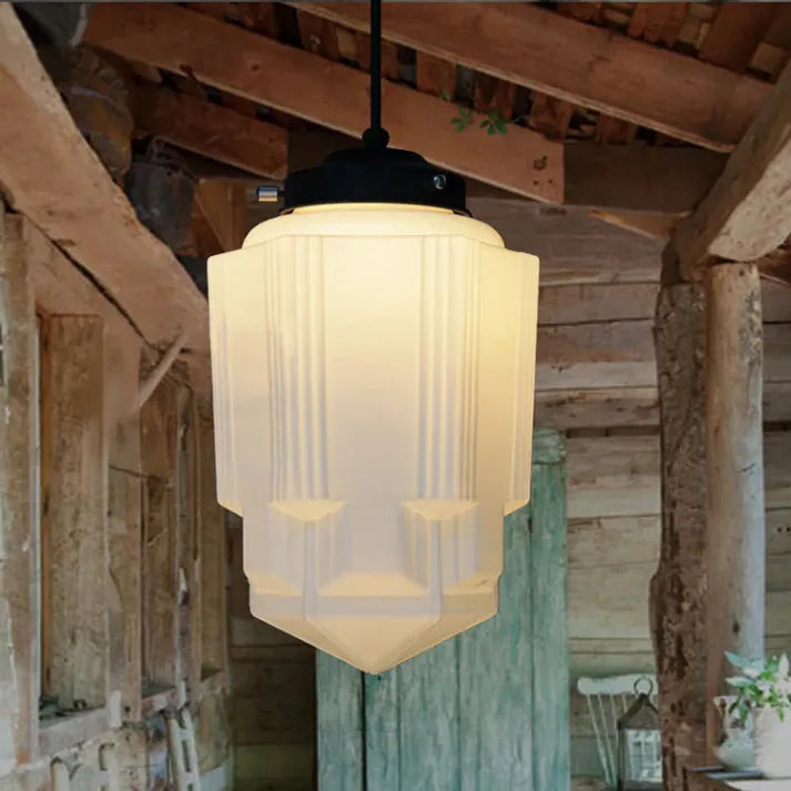 Glass Geometric Pendant Light | Lumivox