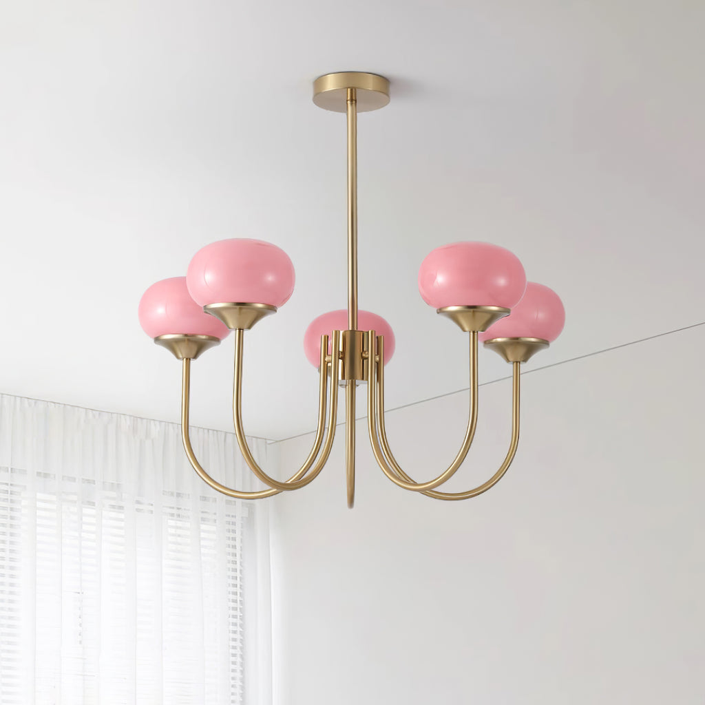 Lumello Marshmallow Semi Flush Mount Ceiling Light | Chandelier