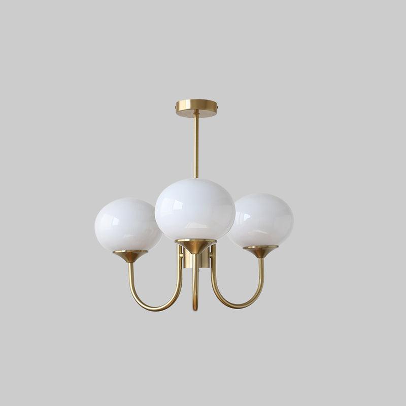 Lumello Marshmallow Semi Flush Mount Ceiling Light | Chandelier