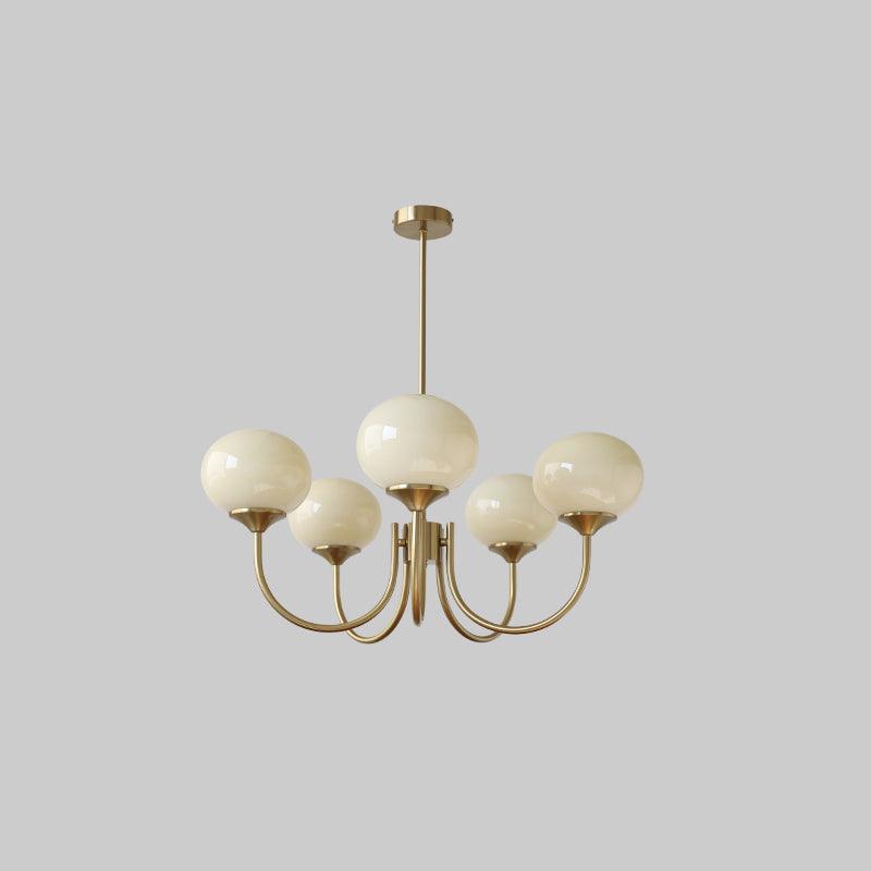 Lumello Marshmallow Semi Flush Mount Ceiling Light | Chandelier