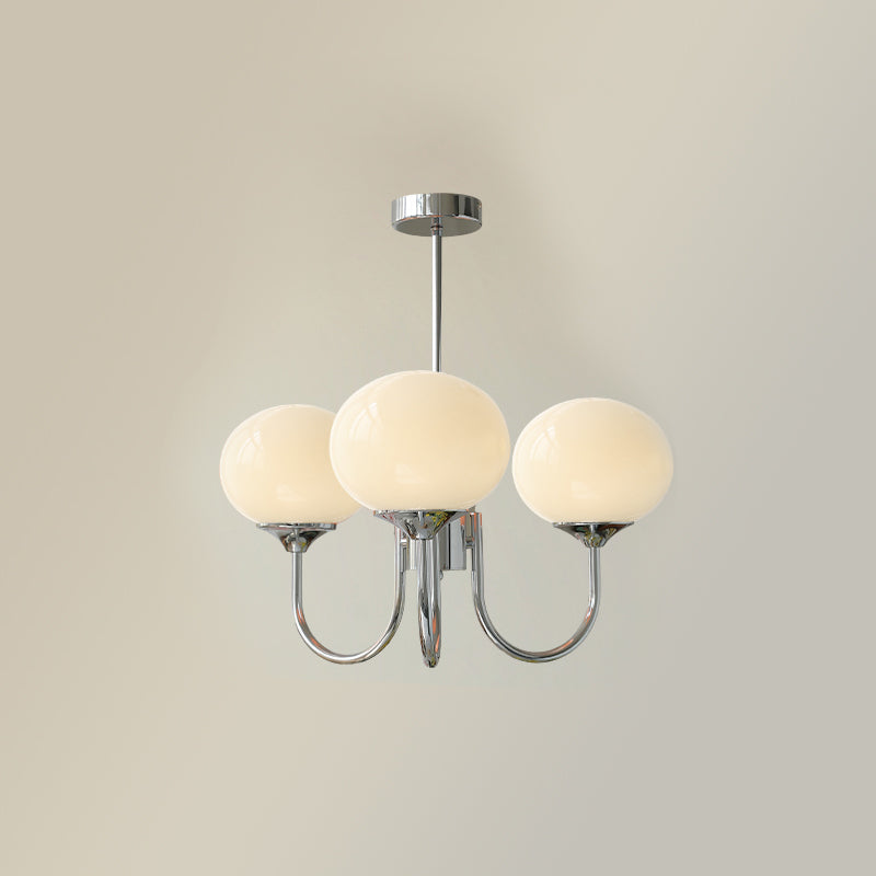 Lumello Marshmallow Semi Flush Mount Ceiling Light | Chandelier