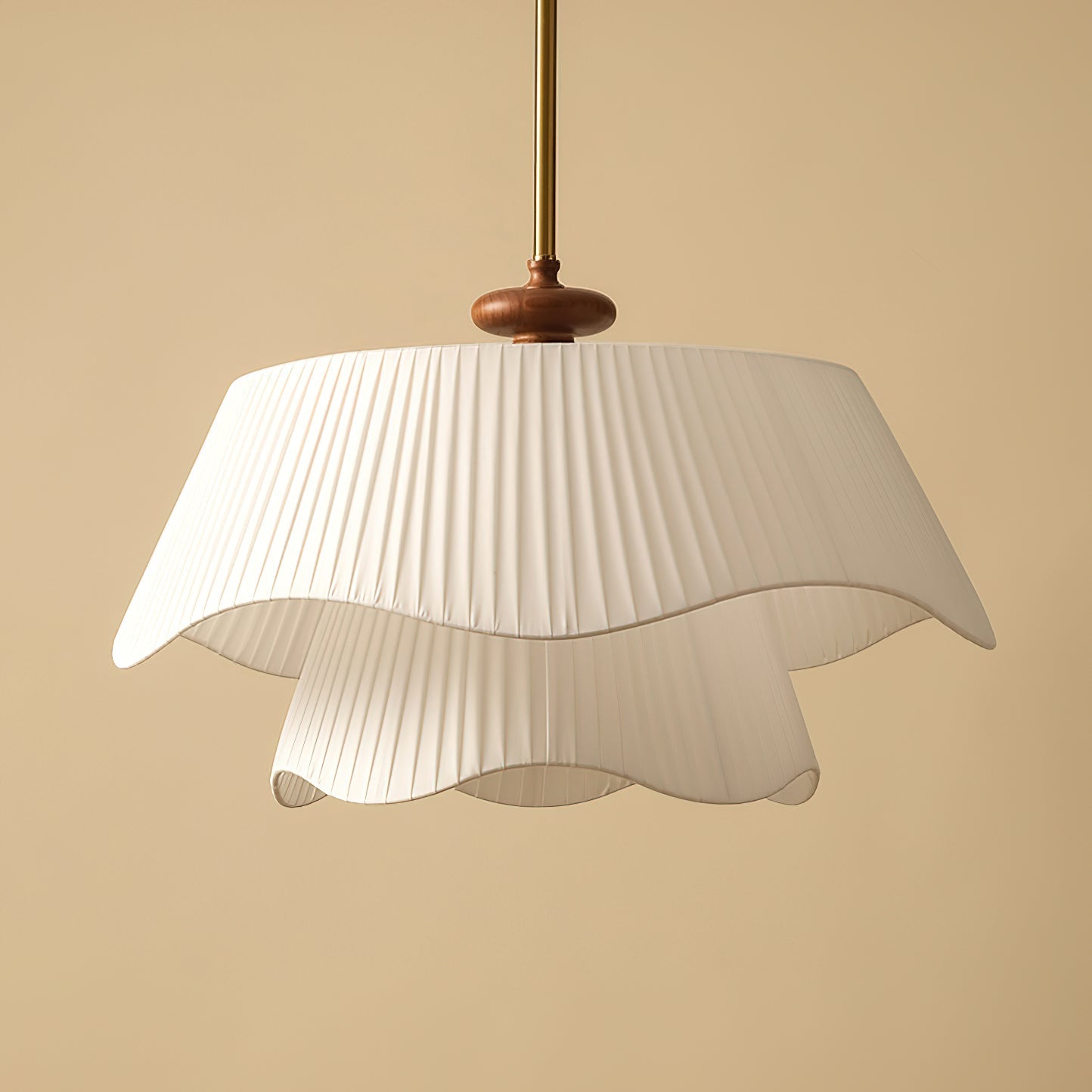 Metal Glass Wood Pendant Lighting | Luminara