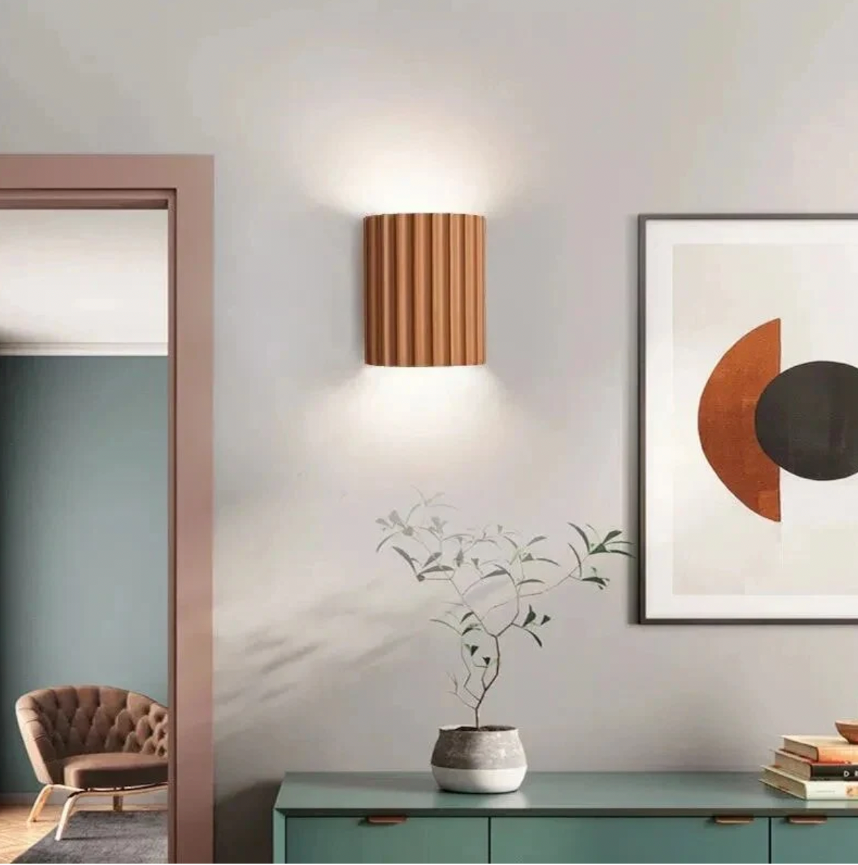 Resin Wall Lamp with LED | Luminoza