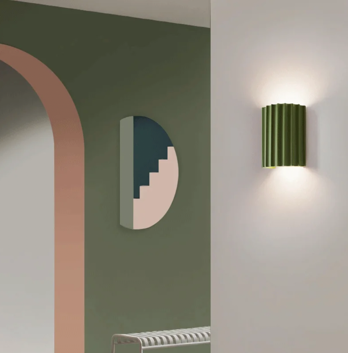 Resin Wall Lamp with LED | Luminoza