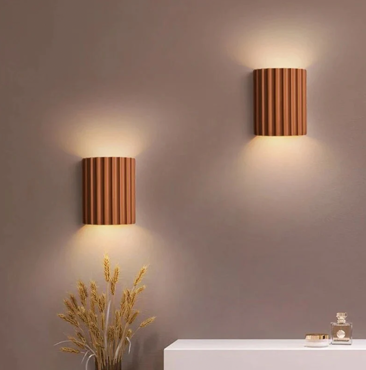 Resin Wall Lamp with LED | Luminoza