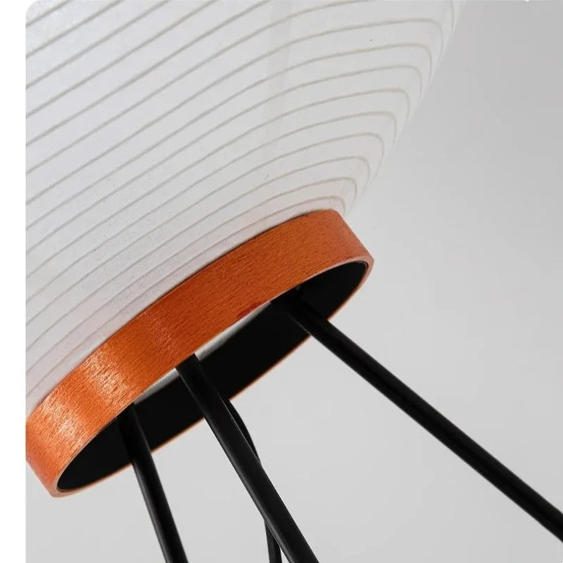 Rice Paper Floor Lamp with Wabi-Sabi Design | Tomari