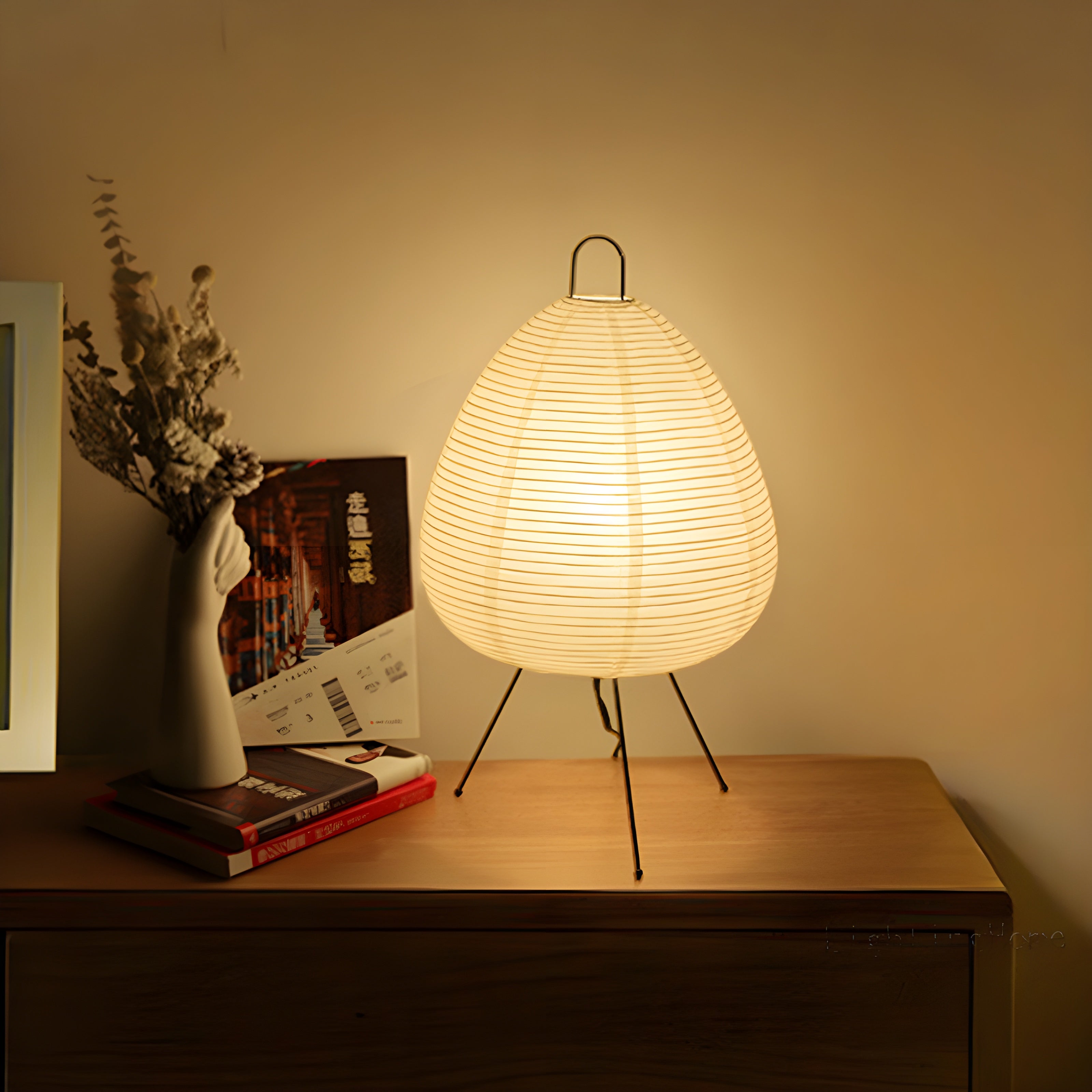 Rice Paper Table Lamp 47x28cm | Soremi