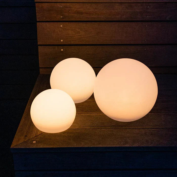 Spherical Outdoor Garden Light | Opaline