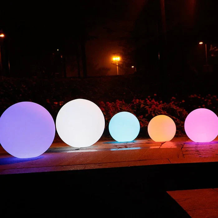 Spherical Outdoor Garden Light | Opaline