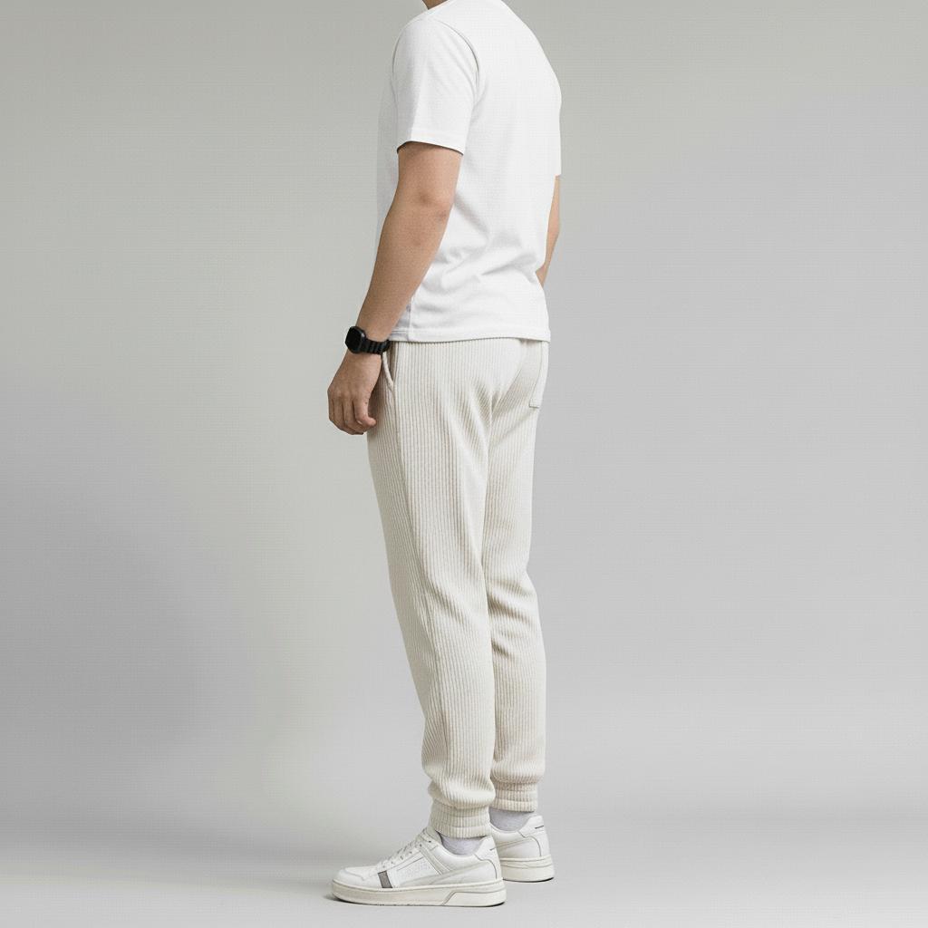 Crest Men's Baggy Corduroy Jogger Sweatpants | Autumn and Winter