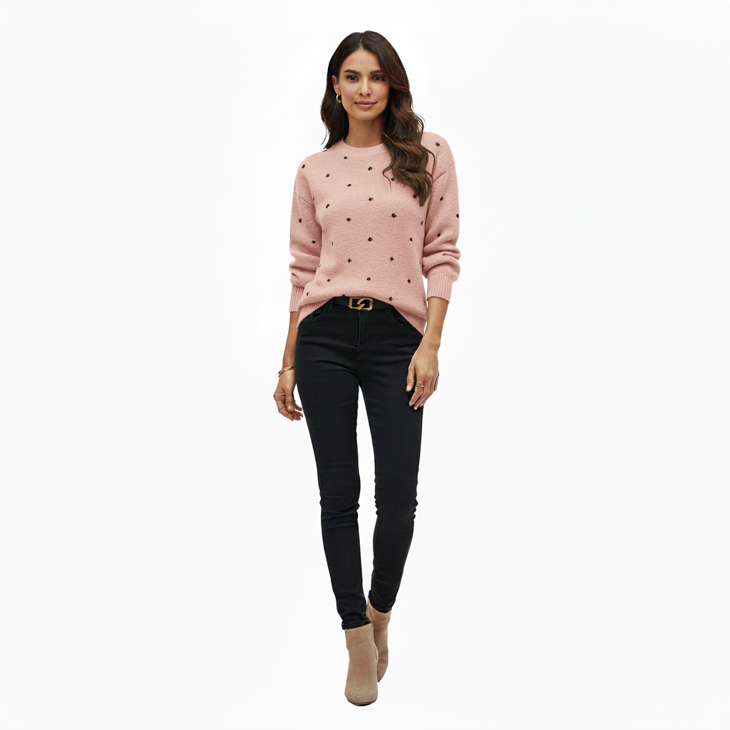 Sage Women's Stylish Knitted Sweater | Long Sleeve