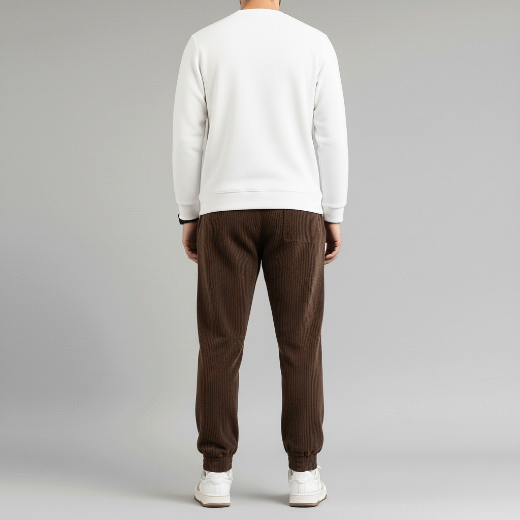 Crest Men's Baggy Corduroy Jogger Sweatpants | Autumn and Winter