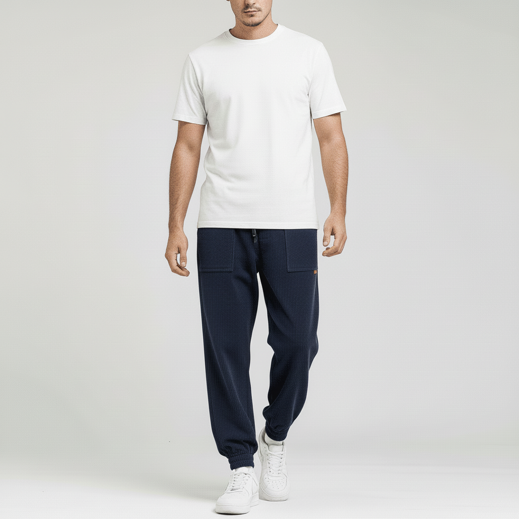 Crest Men's Baggy Corduroy Jogger Sweatpants | Autumn and Winter